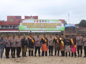 Dari Tepian Narosa, Tokoh Adat dan Masyarakat Kuansing Deklarasi Tolak PETI