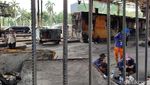 Penampakan 7 Gerbang Tol Dalam Kota Rusak Parah Dibakar Massa
