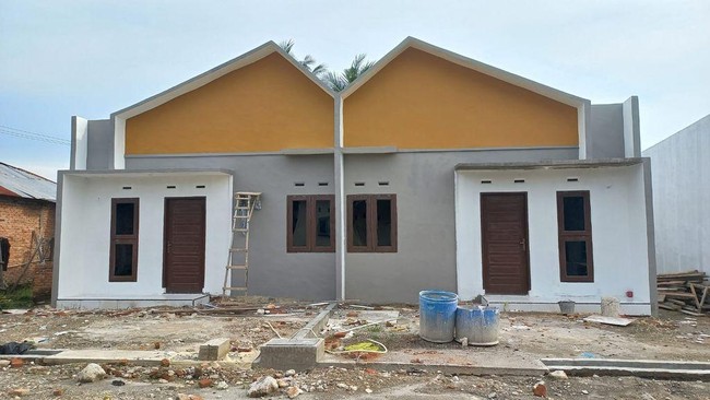 Deretan Rumah Subsidi di Hamparan Perak Sumut Serba Rp 166 Juta
