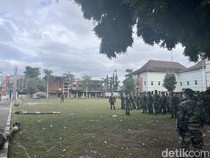 Usai Demo Ricuh, Polda DIY Pagi Ini Dijaga Aparat TNI