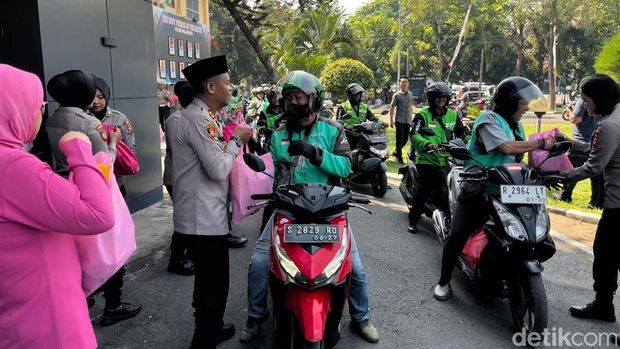 Polres Mojokerto Gelar Tahlil Untuk Affan Kurniawan
