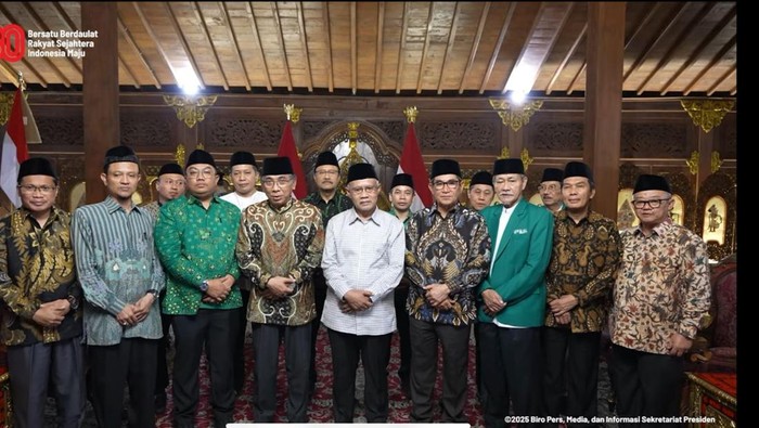 Presiden Prabowo 16 Ormas Islam ke Hambalang, Bogor.