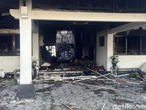 DPUPR Kaji Kerusakan Gedung DPRD Solo yang Dibakar