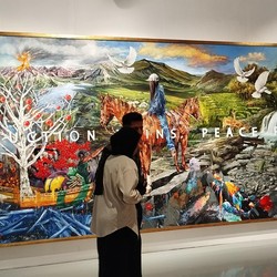 SBY Art Community Gelar Pameran Seni, 31 Lukisan Dipamerkan