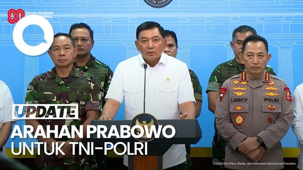 Video: Menhan Ungkap Arahan Prabowo ke TNI-Polri