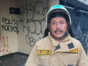 Damkar Sebut Tak Ada Aktivitas di Bekas Bangunan Polres Jakpus Saat Kebakaran