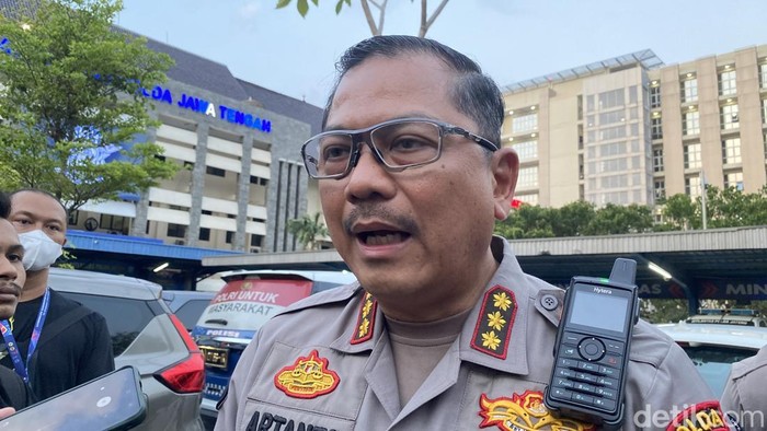 Kabid Humas Polda Jateng Kombes Artanto di Mapolda Jateng, Kota Semarang, Minggu (31/8/2025).