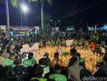 Momen Kapolda Babel Temui Massa dari Komunitas Ojol, Sampaikan Minta Maaf