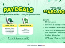 Upgrade Skill Data Analysis di Class Microsoft Excel-Google Sheets dari KEI Learning