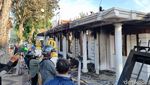 Kondisi Gedung Negara Grahadi Usai Dibakar Perusuh