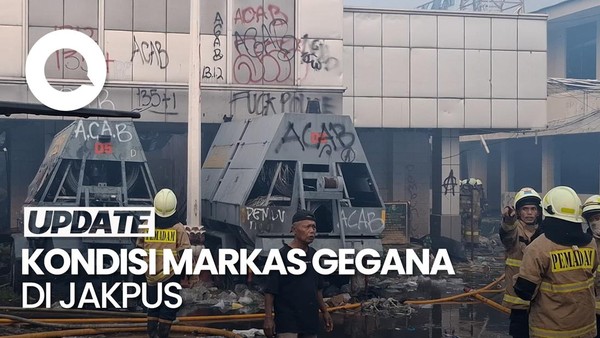 Video: Kondisi Markas Gegana Jakpus Pasca-kebakaran