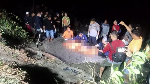Mayat Maria Matilde Muñoz ditemukan di Pantai Senggigi, Dusun Loco, Desa Senggigi, Kecamatan Batu Layar, Lombok Barat, Sabtu (30/8/2025). (Humas Polres Lombok Barat)