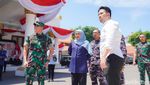 Khofifah, Emil, dan Pangdam Cek Kerusakan Grahadi yang Terbakar
