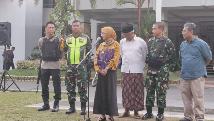 Wali Kota Kediri Vinanda mendukung patroli skala besar yang digelar untuk mencegah perusuh