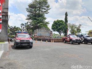 Puspem Badung Dijaga Ketat Pasca Demo di Denpasar, Begini Penampakannya