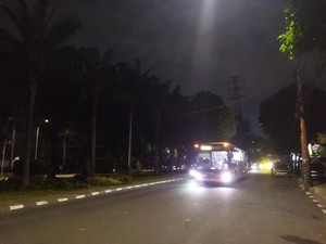 Lalin Sekitar Markas Brimob Kwitang Bisa Dilintasi Malam Ini, Situasi Kondusif