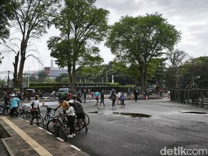 Jalan Diponegoro Kembali Ramai, Warga Nikmati Pagi Pasca Kericuhan