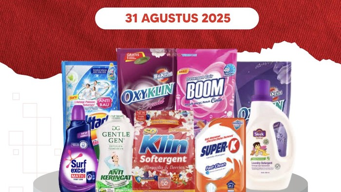 Transmart Full Day Sale! Aneka Detergen Cair Diskon 20%.
