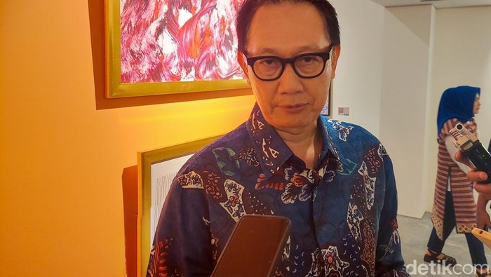 Wamenlu Arif Havas Oegroseno Saat Ditemui di Padalarang