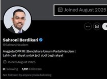 Tanggapan NasDem soal Akun X Sahroni Berdikari