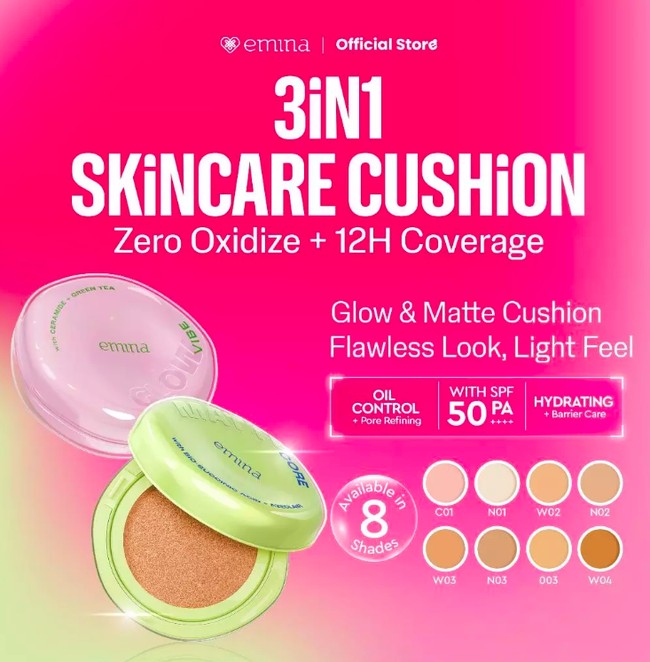 Cushion Lokal yang Mengandung Skincare