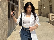 Gaya Davina Karamoy Liburan ke Dubai, Diingatkan Jangan Panas-panasan