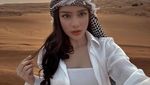 Foto Liburannya Aktris Cantik Davina Karamoy di Dubai