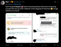 Meski kadang berselisih karena masalah rendang, netizen Indonesia dan Malaysia sebenarnya tetap akur, loh. Ini buktinya.