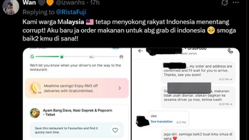 Salut banget untuk sahabat kita di Malaysia, terima kasih! Foto: X/izwanhs