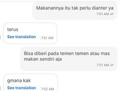 Dukungan Rakyat Malaysia untuk Indonesia, Pesan Makanan untuk Ojol