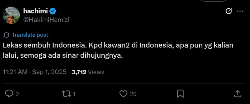 Meski kadang berselisih karena masalah rendang, netizen Indonesia dan Malaysia sebenarnya tetap akur, loh. Ini buktinya.