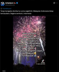 Meski kadang berselisih karena masalah rendang, netizen Indonesia dan Malaysia sebenarnya tetap akur, loh. Ini buktinya.