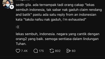 Gaduh-gaduh antar saudara yang dirindukan. Foto: X/rihajamil