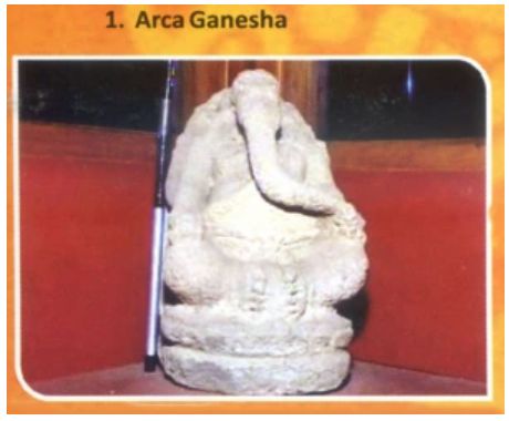Fragmen arca Ganesha di Museum Bhagawanta Bhari