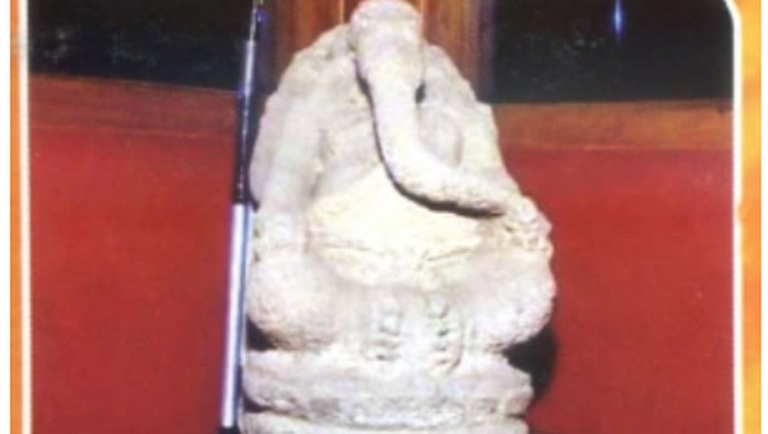 Fragmen arca Ganesha di Museum Bhagawanta Bhari