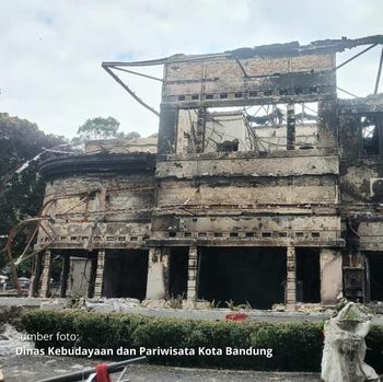 Gedung Cagar Budaya tingkat Kota Bandung di Jalan Diponegoro No 20