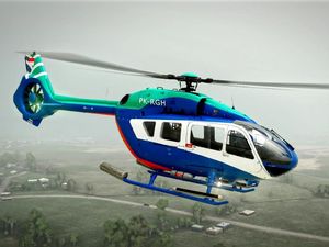 Helikopter Berisi 8 Orang Diduga Jatuh di Tanah Bumbu