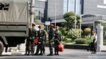 Kantor Kemenkeu Dijaga Pasukan TNI