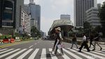 Imbauan WFH Bikin Jalan Protokol Jakarta Lebih Lengang