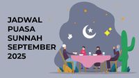 Jadwal Puasa Sunnah September 2025