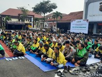 Polres Tasikmalaya Gelar Istigosah Bersama Ojol dan Ulama Jelang Aksi Demo
