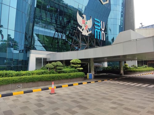 Kantor BUMN Sepi, Pegawai Diminta WFA Imbas Demo Jakarta.