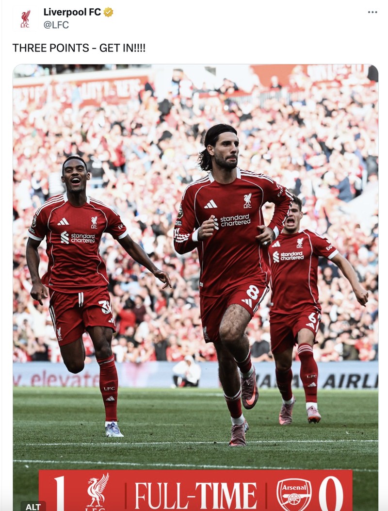 Meme Liverpool Arsenal