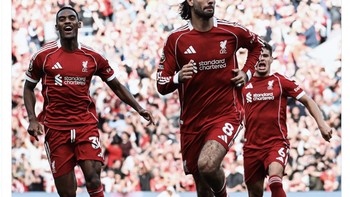 Liverpool menang berkat tendangan bebas Dominik Szoboszlai. Foto: X.com