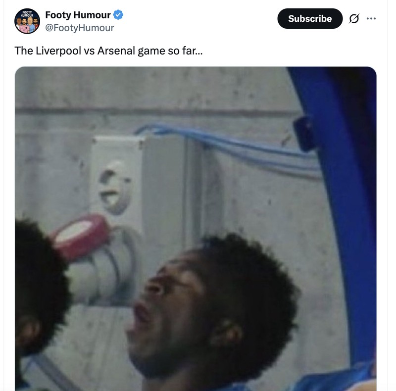 Meme Liverpool Arsenal