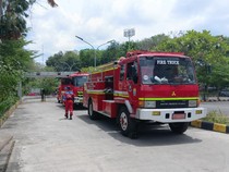 3 Damkar-5 Ambulans Siaga Jelang Aksi 1 September di Palembang