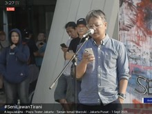 Suara Jernih dari Cikini di Panggung Seni Lawan Tirani