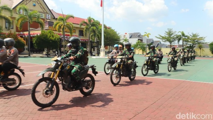 Pengamanan demo di Magetan