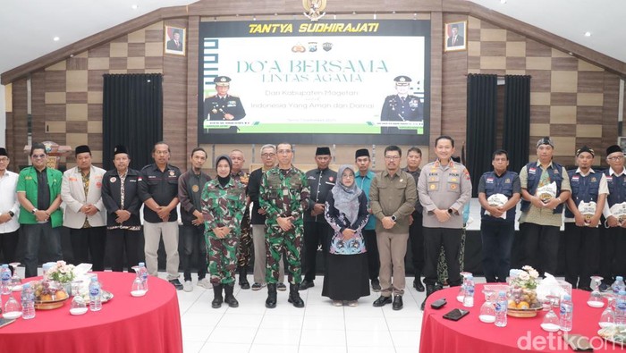 Pesilat, Banser, hingga Tokoh Agama Siap Dukung TNI-Polri di Magetan