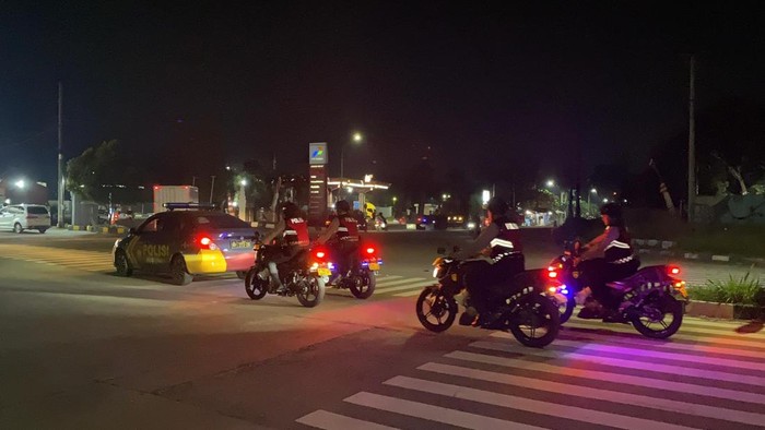 Polres Serang gelar patroli skala besar